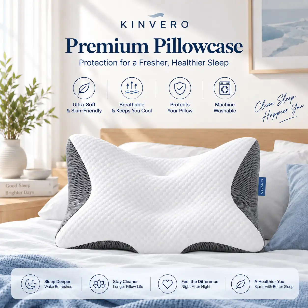Kinvero Pillowcase 